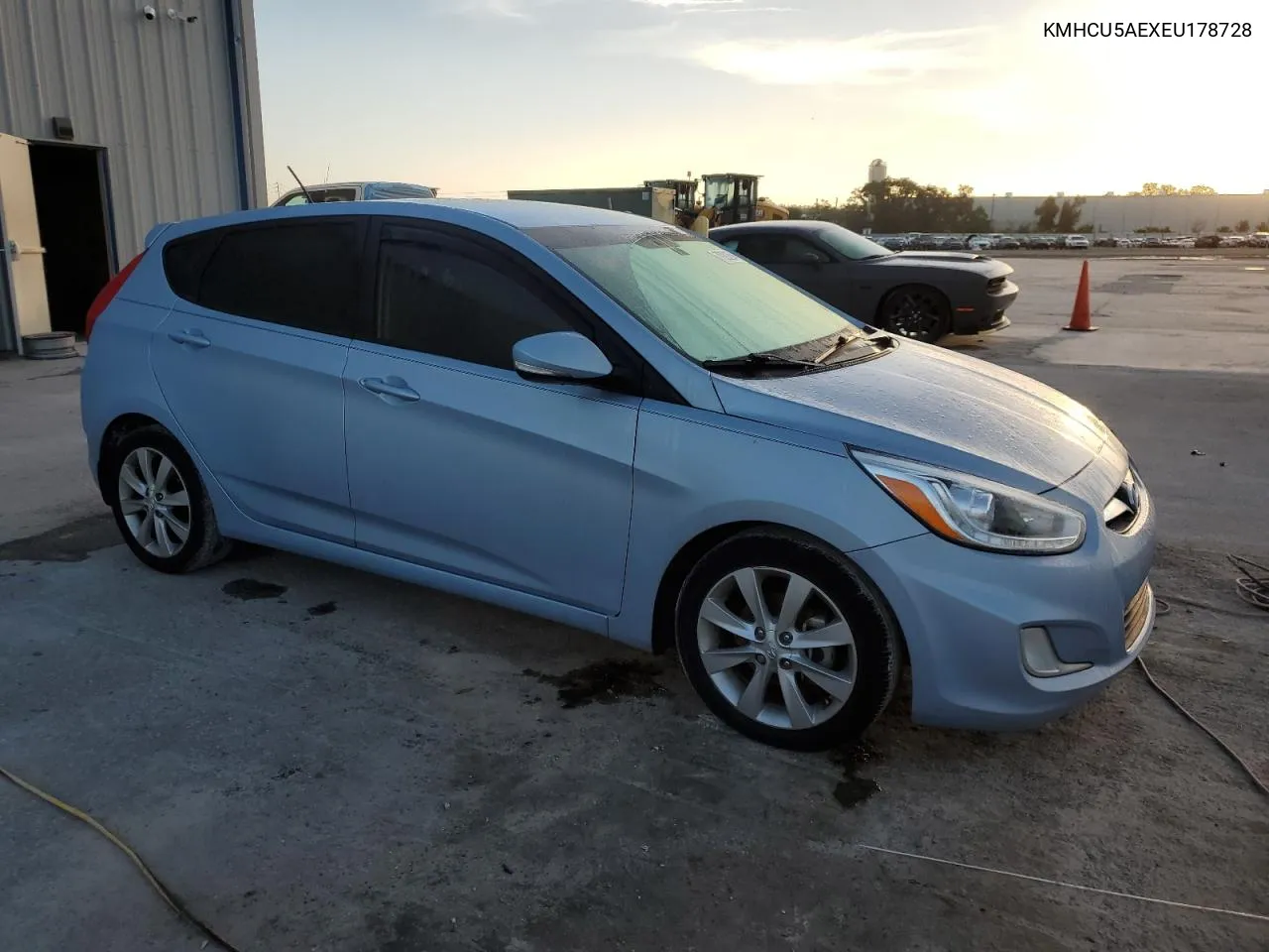 2014 Hyundai Accent Gls VIN: KMHCU5AEXEU178728 Lot: 79282694