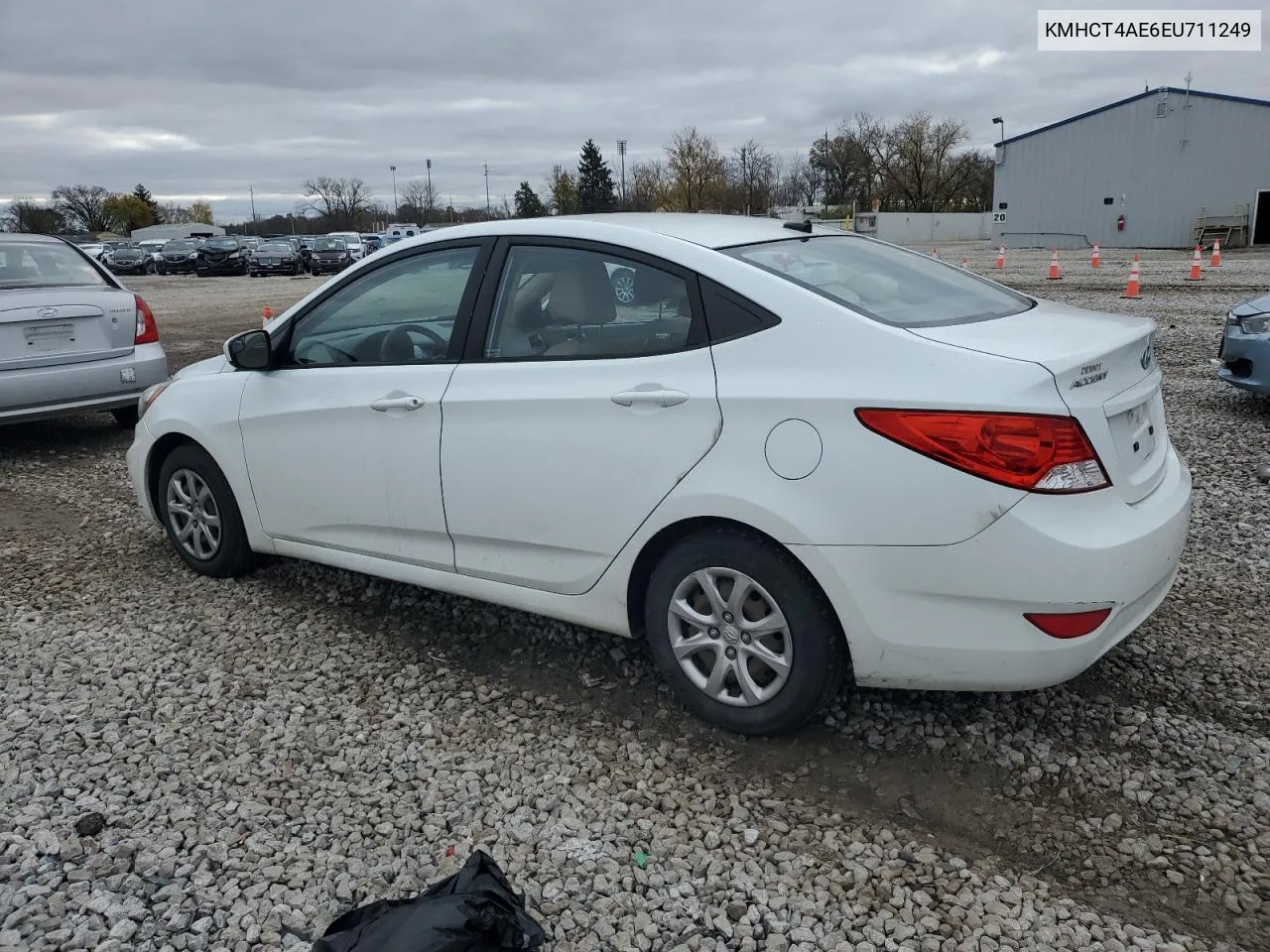 2014 Hyundai Accent Gls VIN: KMHCT4AE6EU711249 Lot: 80129754