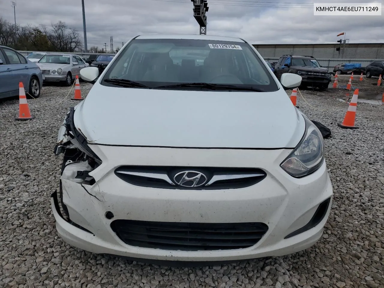 2014 Hyundai Accent Gls VIN: KMHCT4AE6EU711249 Lot: 80129754