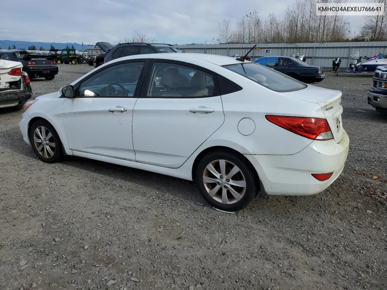 2014 Hyundai Accent Gls VIN: KMHCU4AEXEU766641 Lot: 80279574