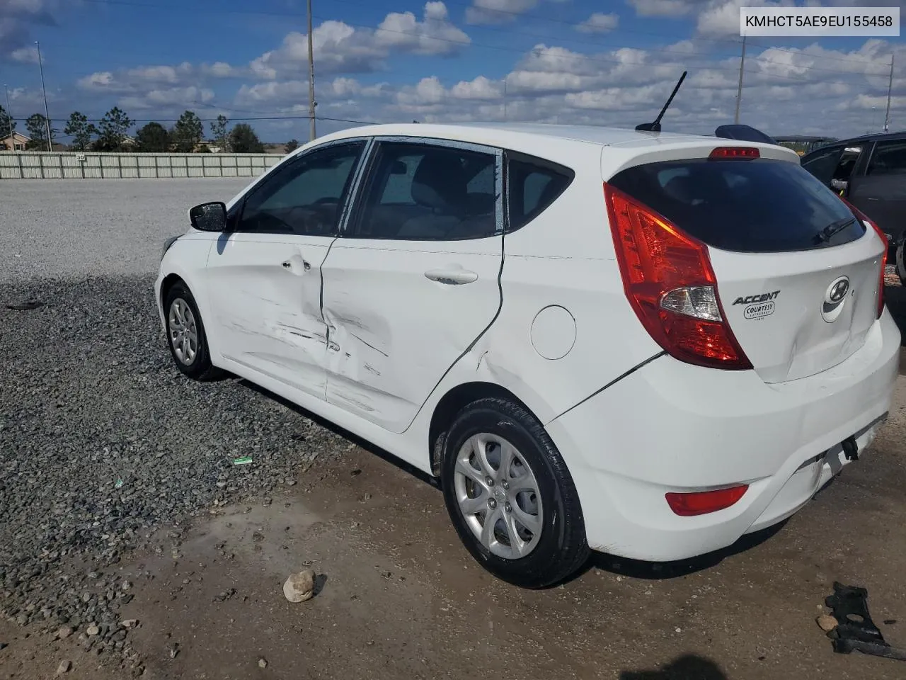 2014 Hyundai Accent Gls VIN: KMHCT5AE9EU155458 Lot: 80656924