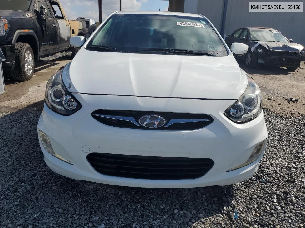 2014 Hyundai Accent Gls VIN: KMHCT5AE9EU155458 Lot: 80656924