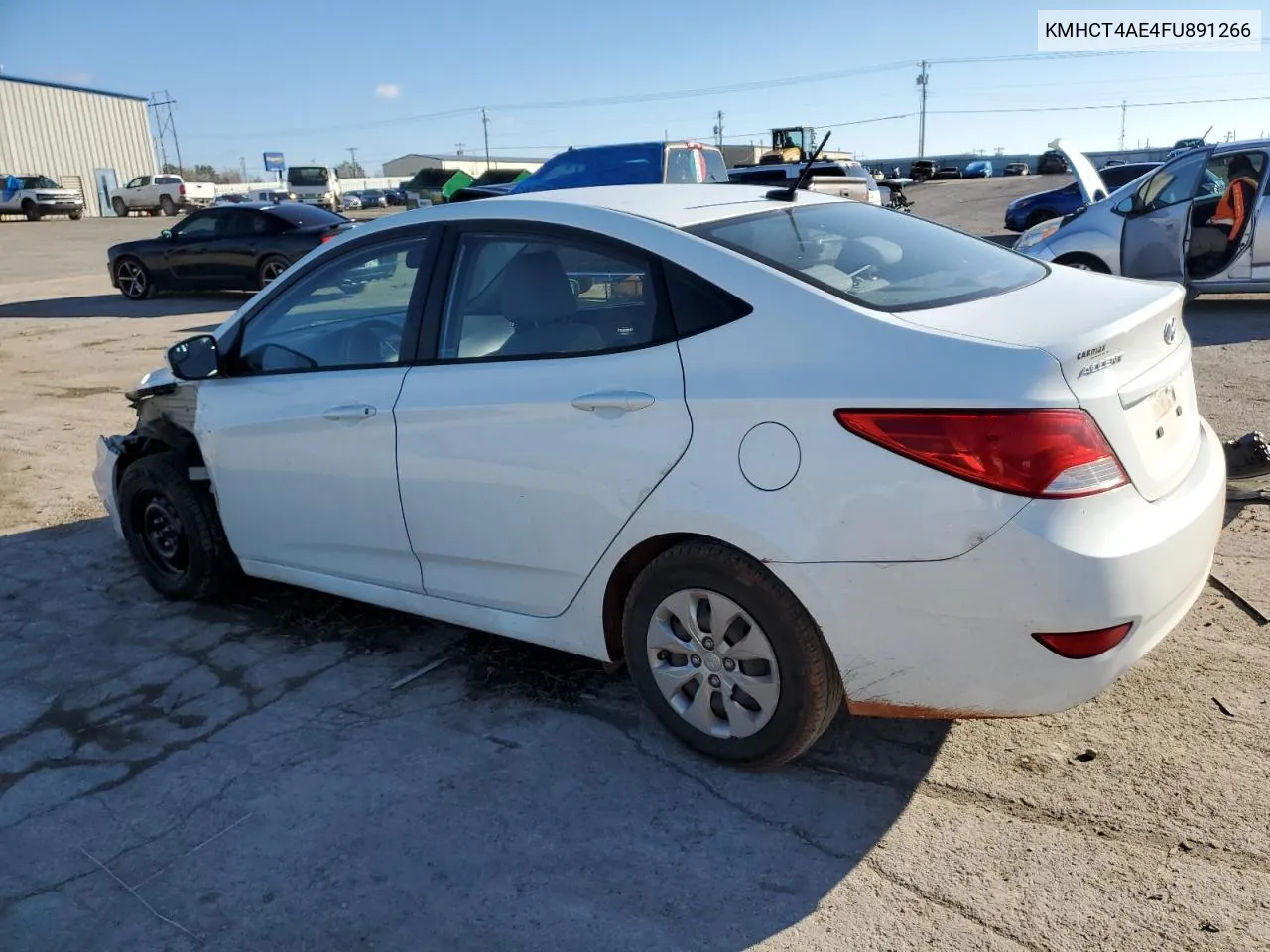 2015 Hyundai Accent Gls VIN: KMHCT4AE4FU891266 Lot: 37369974