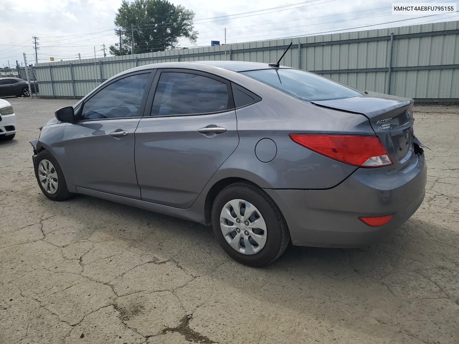 2015 Hyundai Accent Gls VIN: KMHCT4AE8FU795155 Lot: 58459174