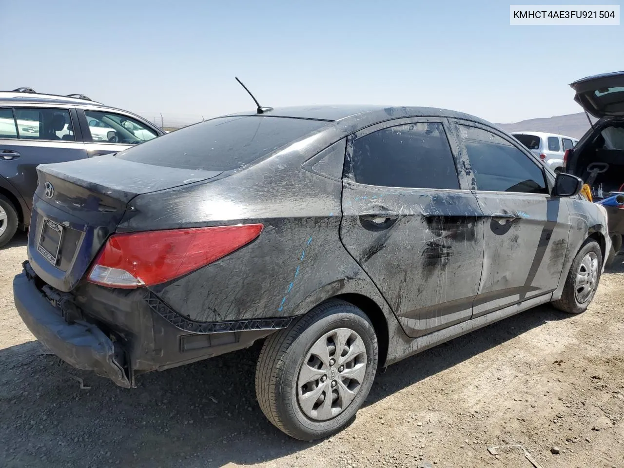 KMHCT4AE3FU921504 2015 Hyundai Accent Gls