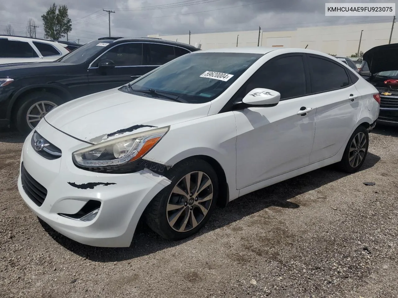 KMHCU4AE9FU923075 2015 Hyundai Accent Gls