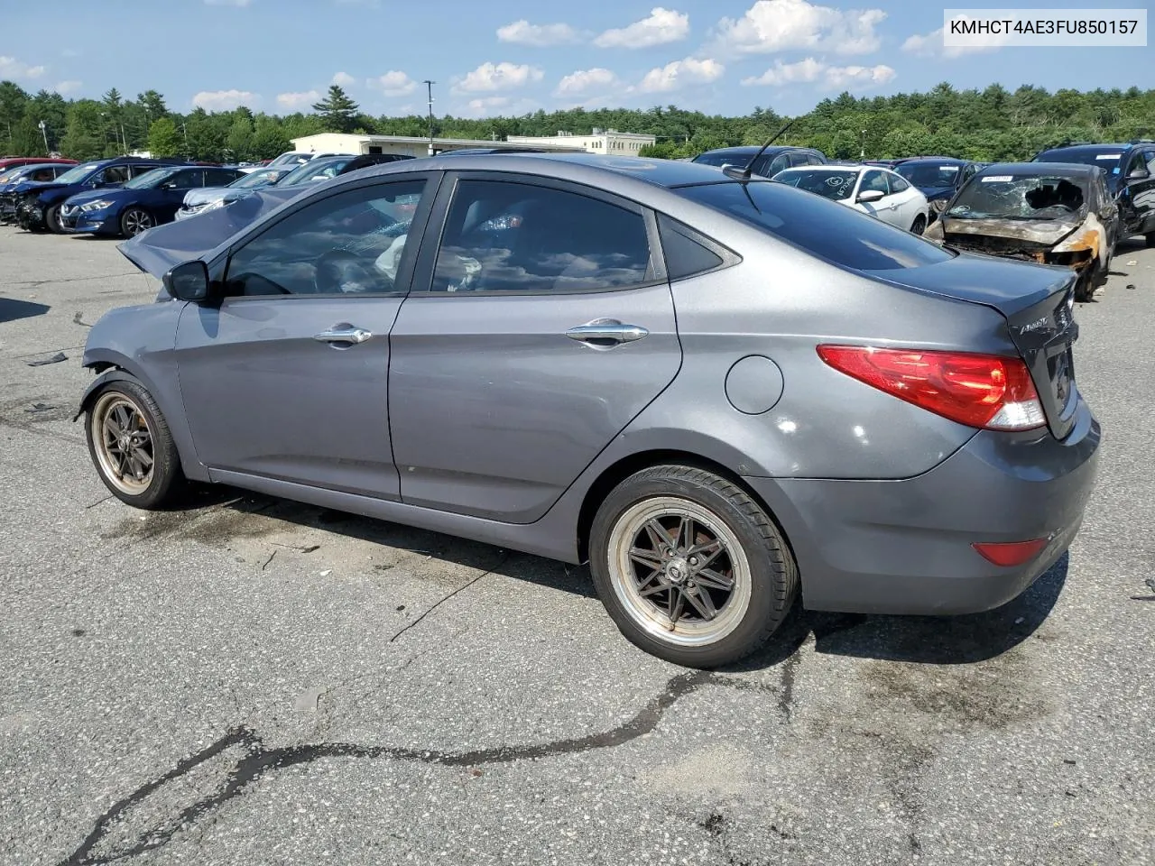 2015 Hyundai Accent Gls VIN: KMHCT4AE3FU850157 Lot: 60390044