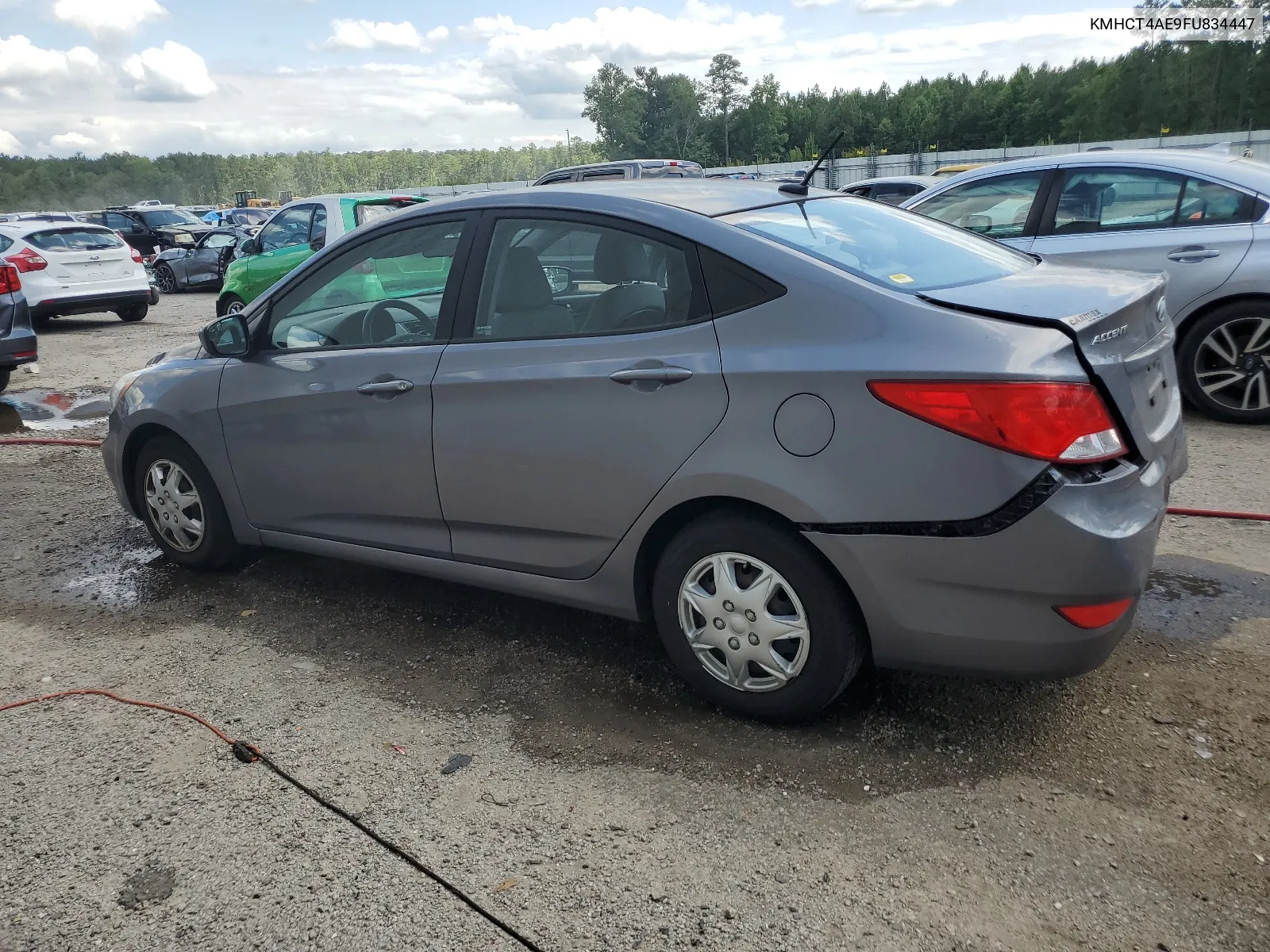 2015 Hyundai Accent Gls VIN: KMHCT4AE9FU834447 Lot: 61151244