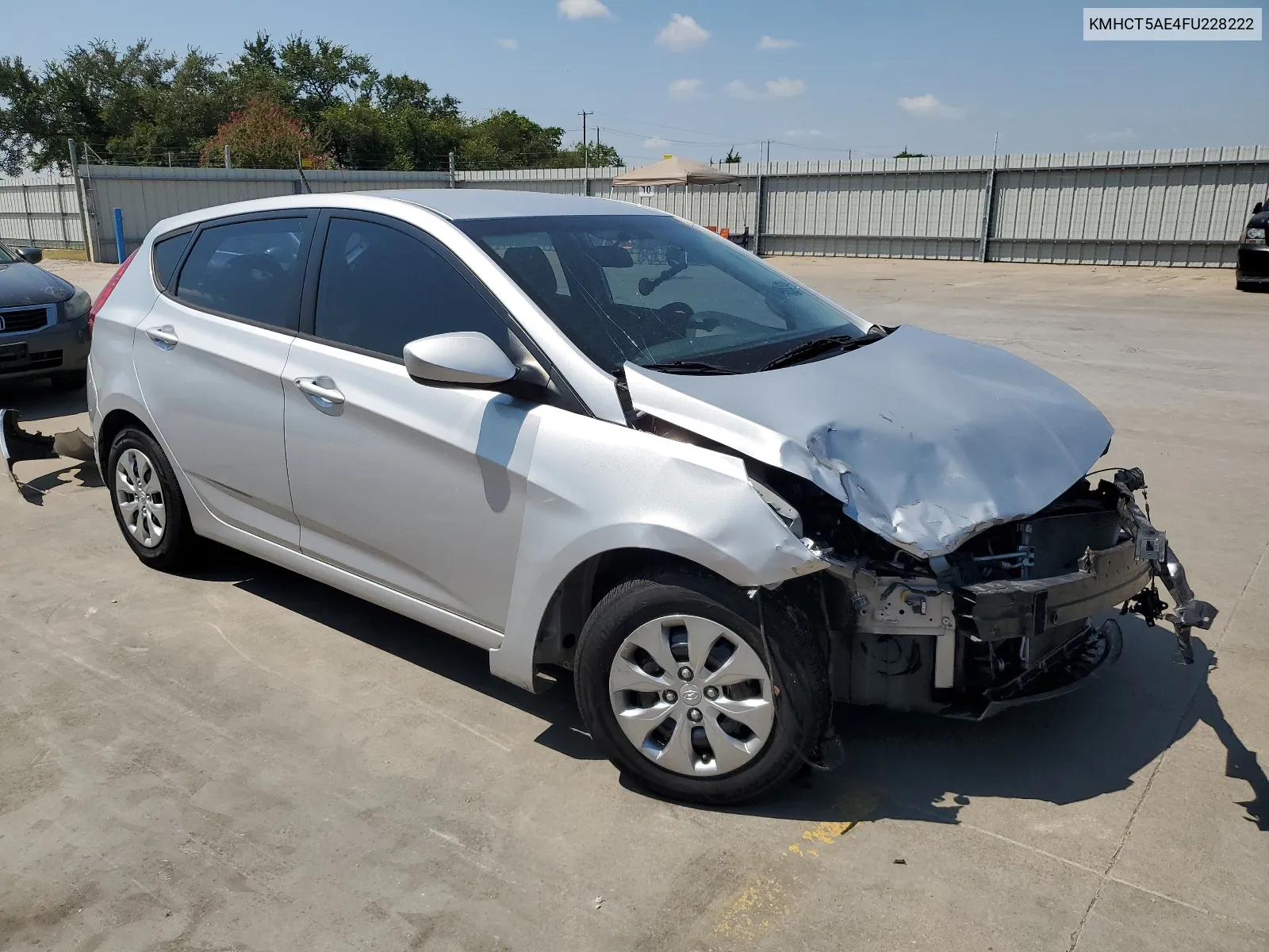 KMHCT5AE4FU228222 2015 Hyundai Accent Gs