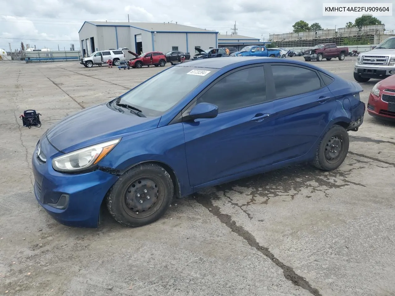 2015 Hyundai Accent Gls VIN: KMHCT4AE2FU909604 Lot: 63720394