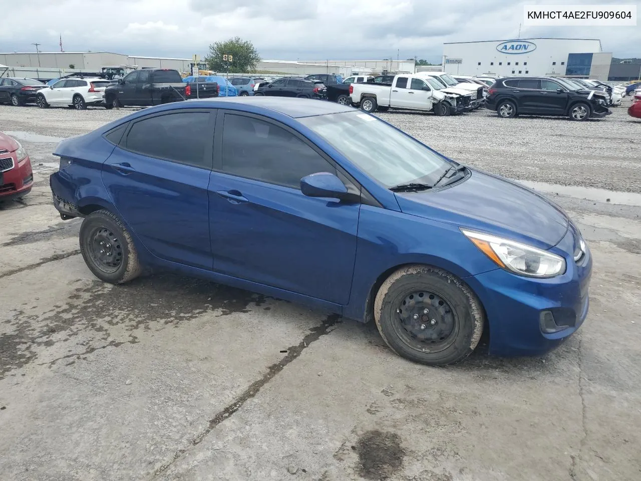 2015 Hyundai Accent Gls VIN: KMHCT4AE2FU909604 Lot: 63720394