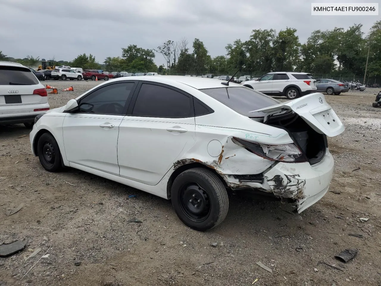 2015 Hyundai Accent Gls VIN: KMHCT4AE1FU900246 Lot: 64512844