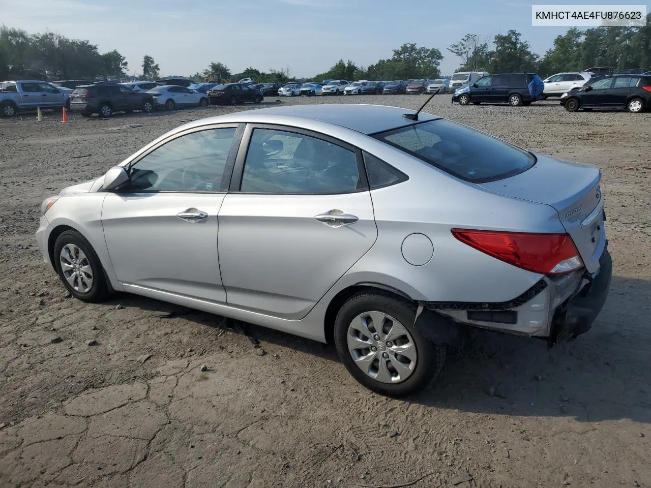 2015 Hyundai Accent Gls VIN: KMHCT4AE4FU876623 Lot: 64822364