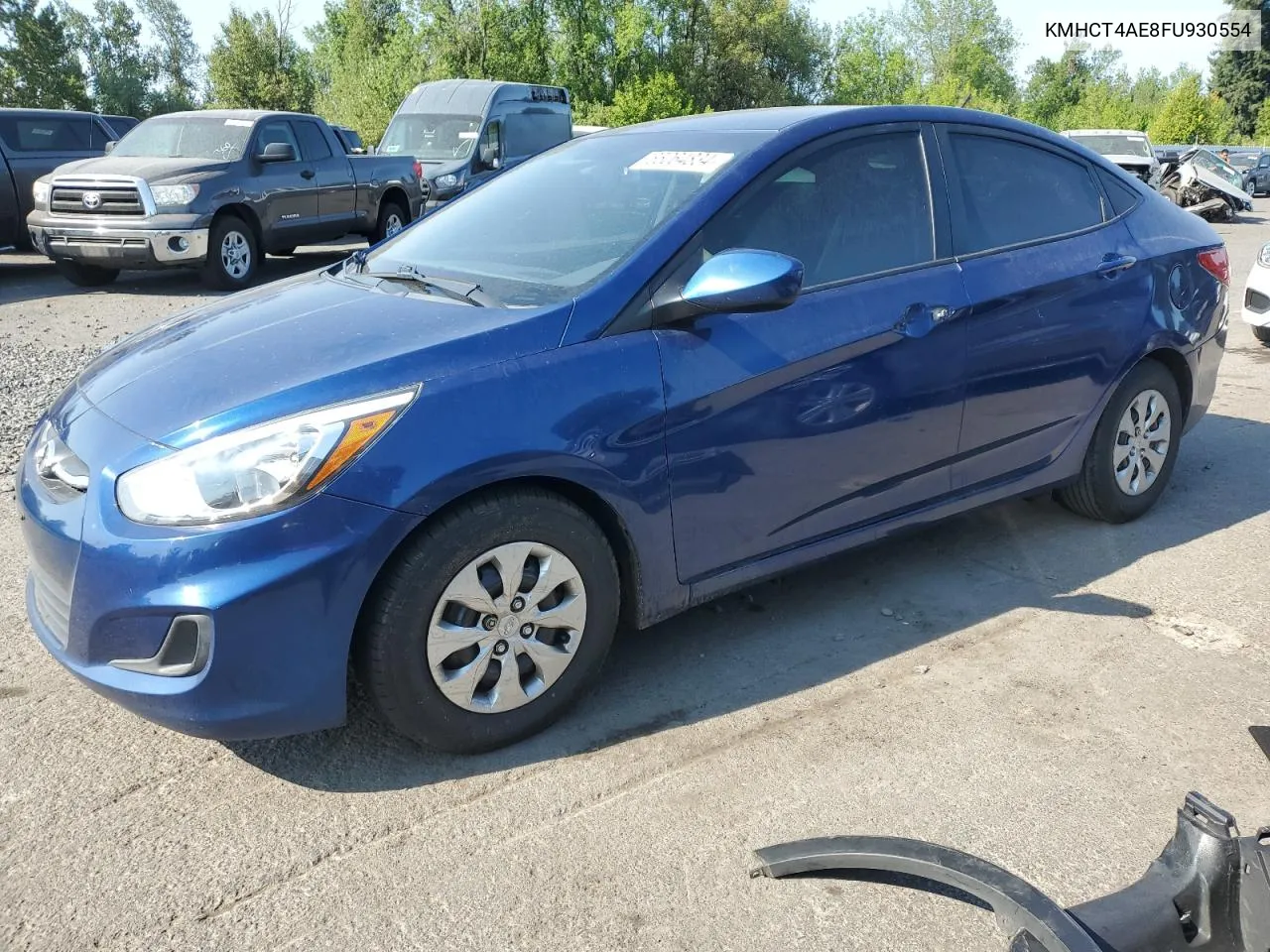 2015 Hyundai Accent Gls VIN: KMHCT4AE8FU930554 Lot: 65064834