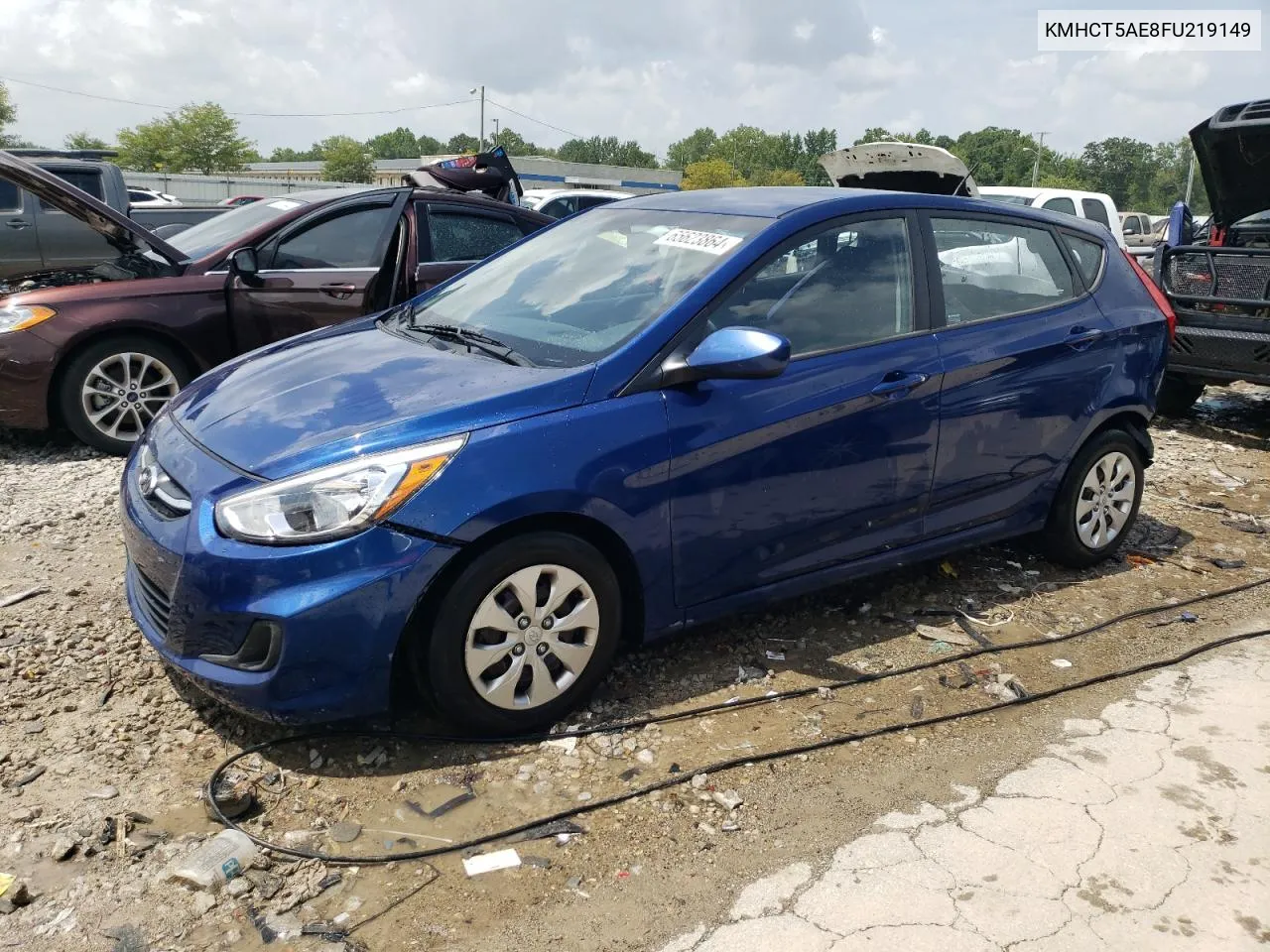 2015 Hyundai Accent Gs VIN: KMHCT5AE8FU219149 Lot: 65623864