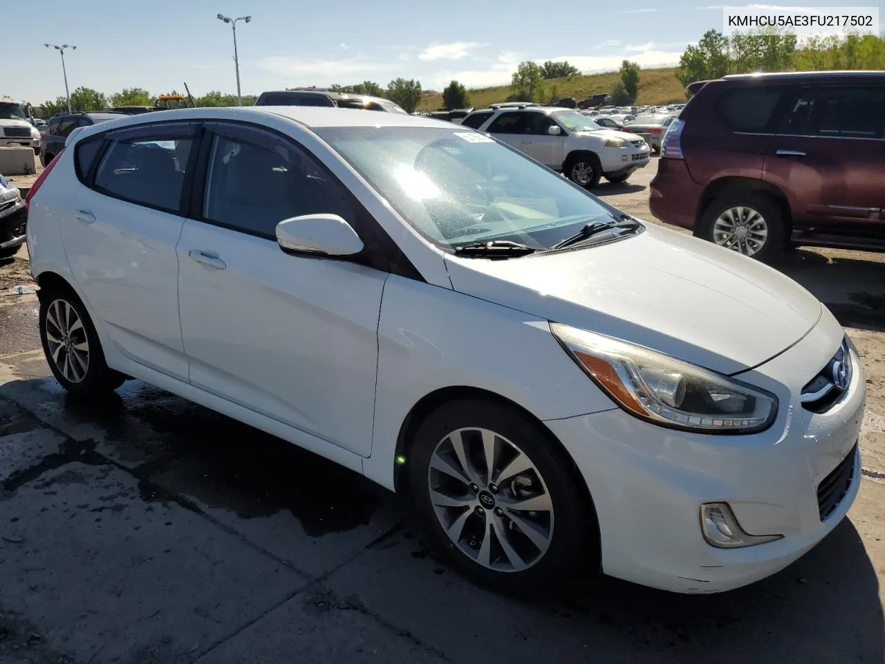 KMHCU5AE3FU217502 2015 Hyundai Accent Gls