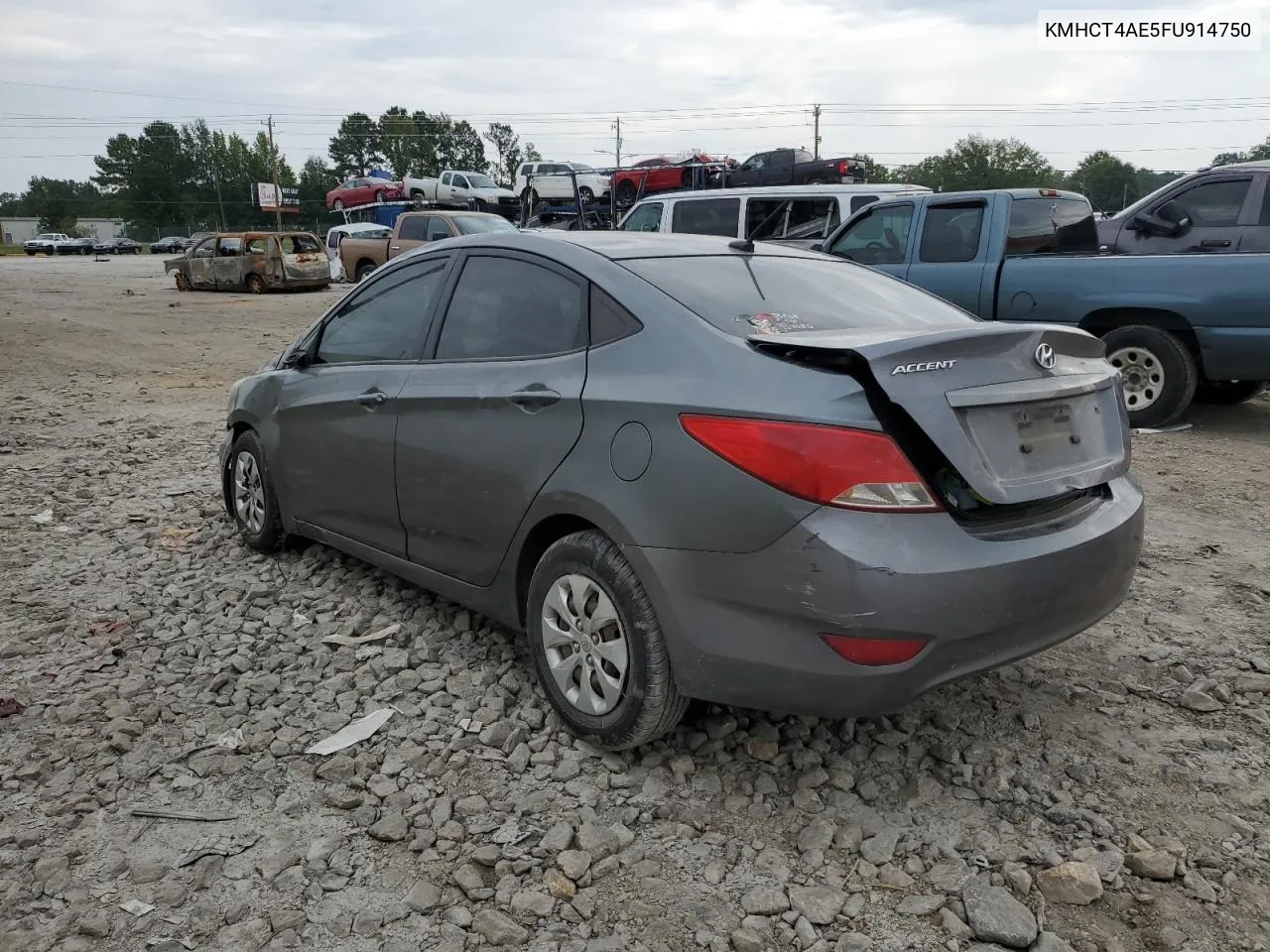 2015 Hyundai Accent Gls VIN: KMHCT4AE5FU914750 Lot: 66183254