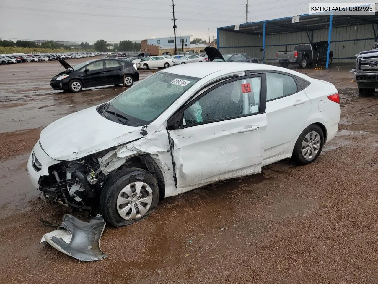 KMHCT4AE6FU882925 2015 Hyundai Accent Gls