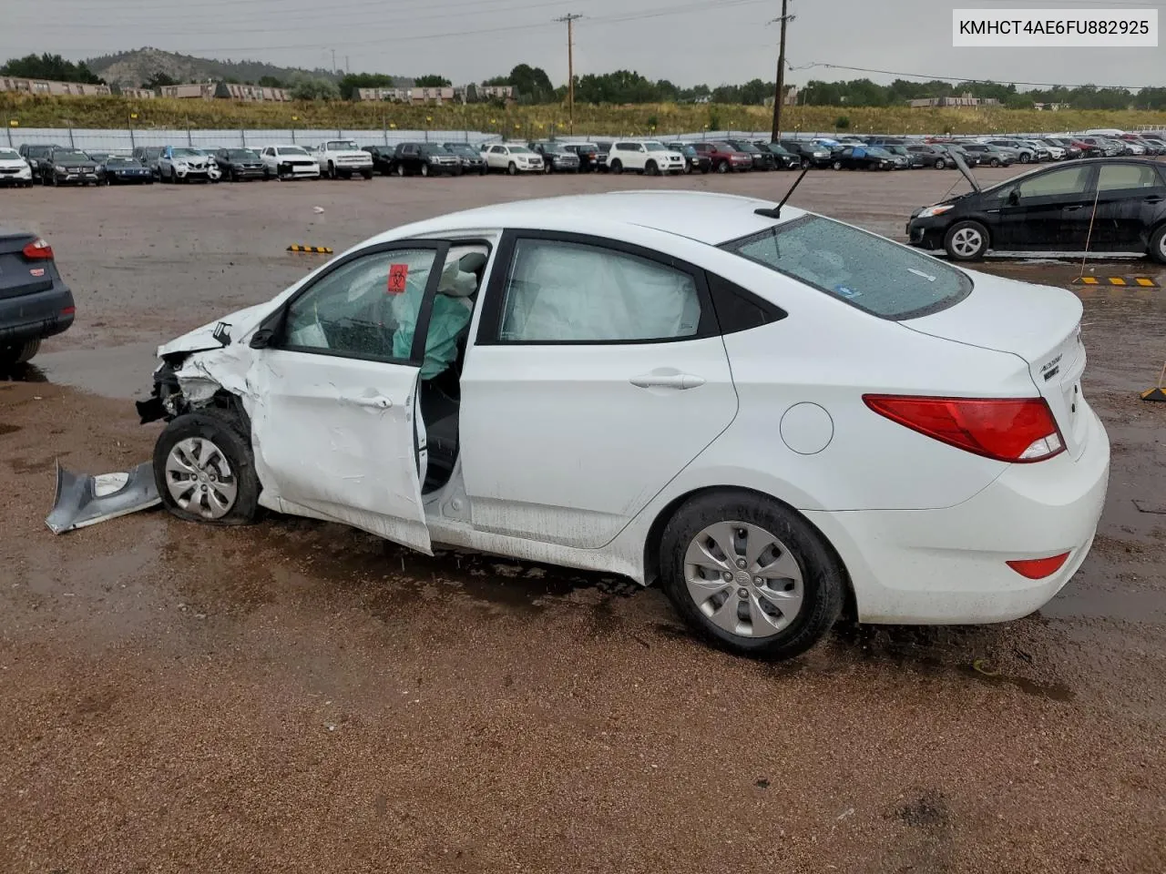 2015 Hyundai Accent Gls VIN: KMHCT4AE6FU882925 Lot: 66194734