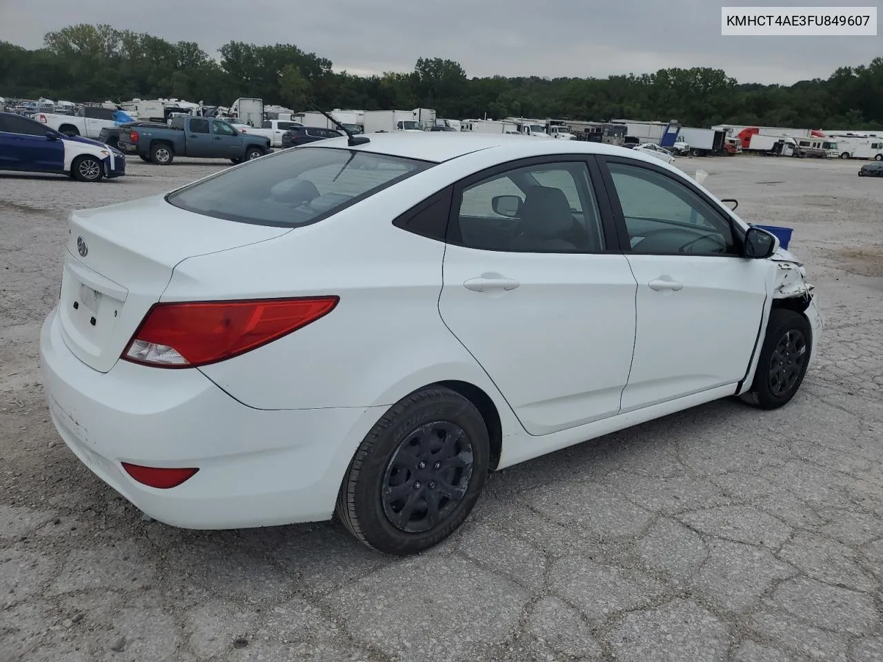 KMHCT4AE3FU849607 2015 Hyundai Accent Gls