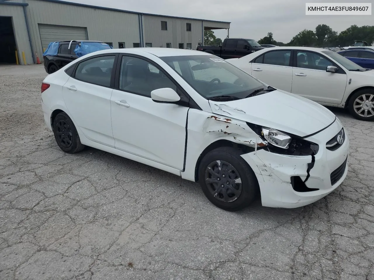 2015 Hyundai Accent Gls VIN: KMHCT4AE3FU849607 Lot: 66244024