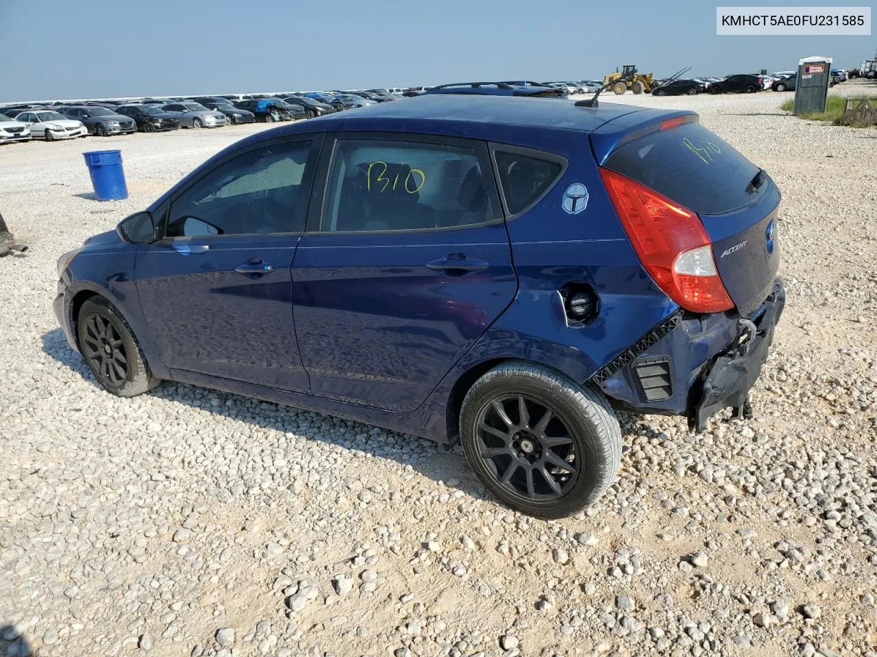 KMHCT5AE0FU231585 2015 Hyundai Accent Gs