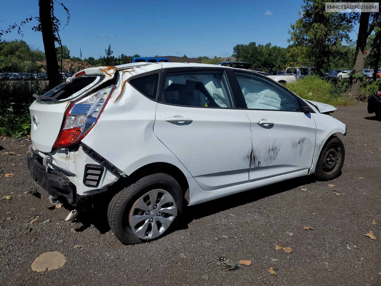 KMHCT5AE0FU216097 2015 Hyundai Accent Gs