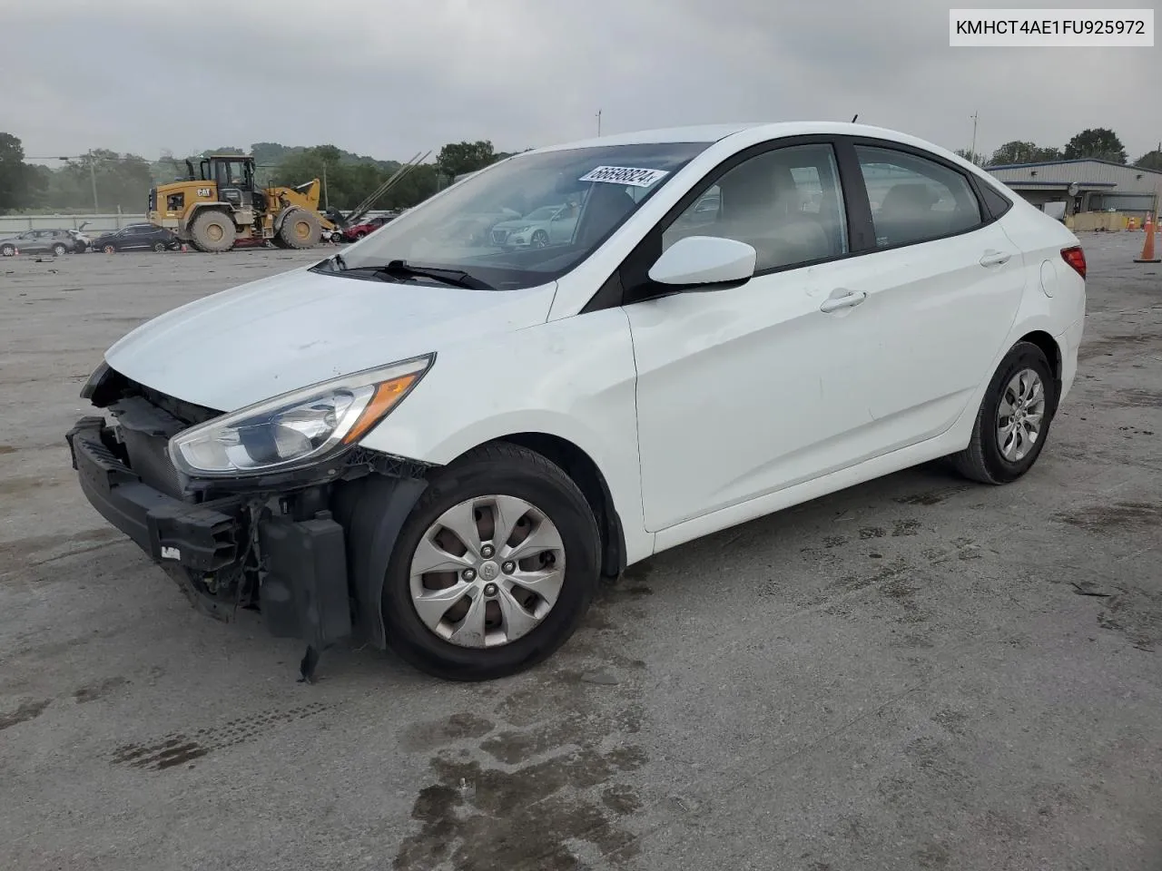 2015 Hyundai Accent Gls VIN: KMHCT4AE1FU925972 Lot: 66698824