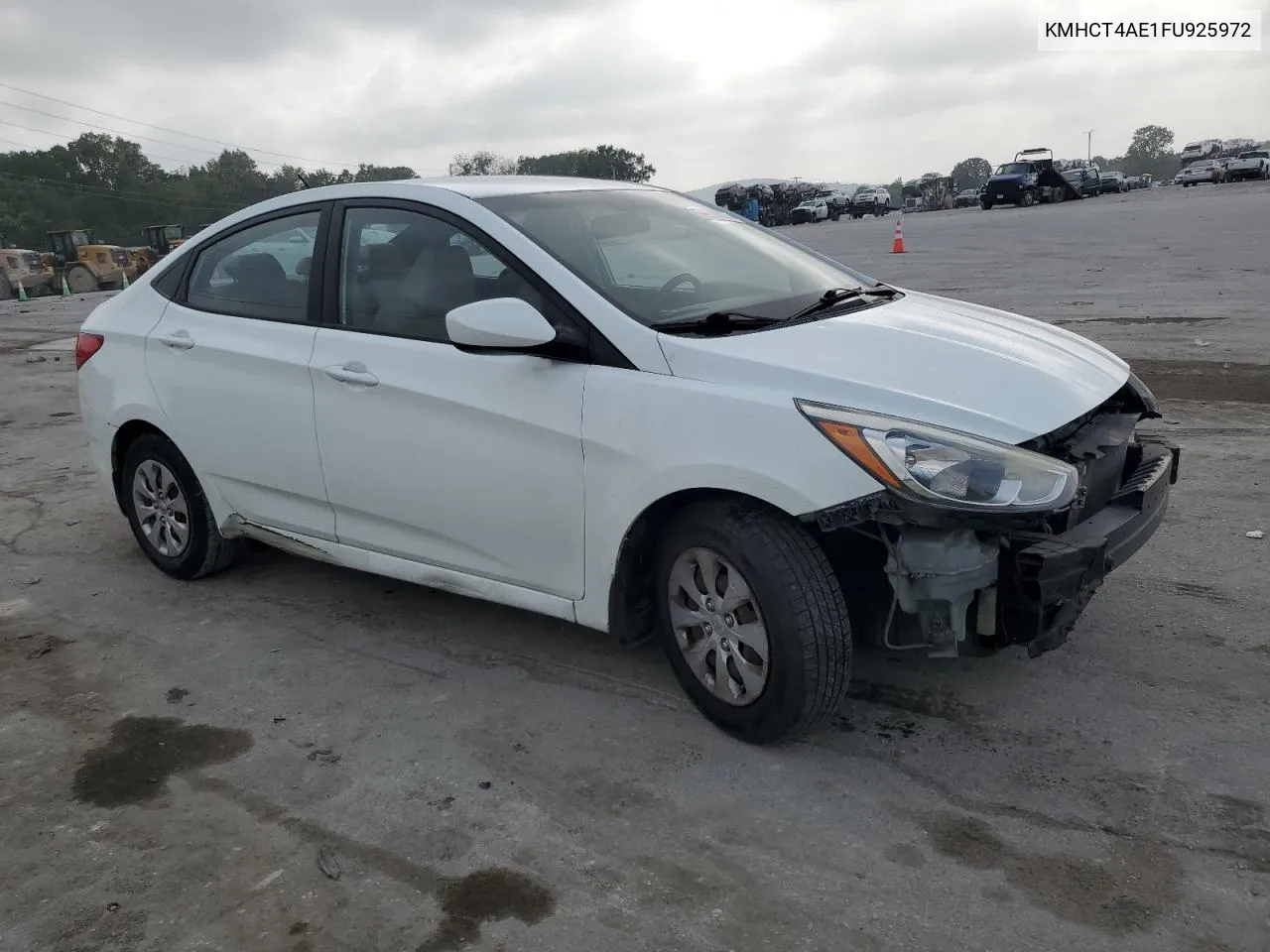 2015 Hyundai Accent Gls VIN: KMHCT4AE1FU925972 Lot: 66698824