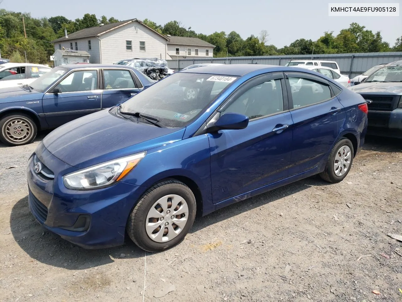 2015 Hyundai Accent Gls VIN: KMHCT4AE9FU905128 Lot: 67340184