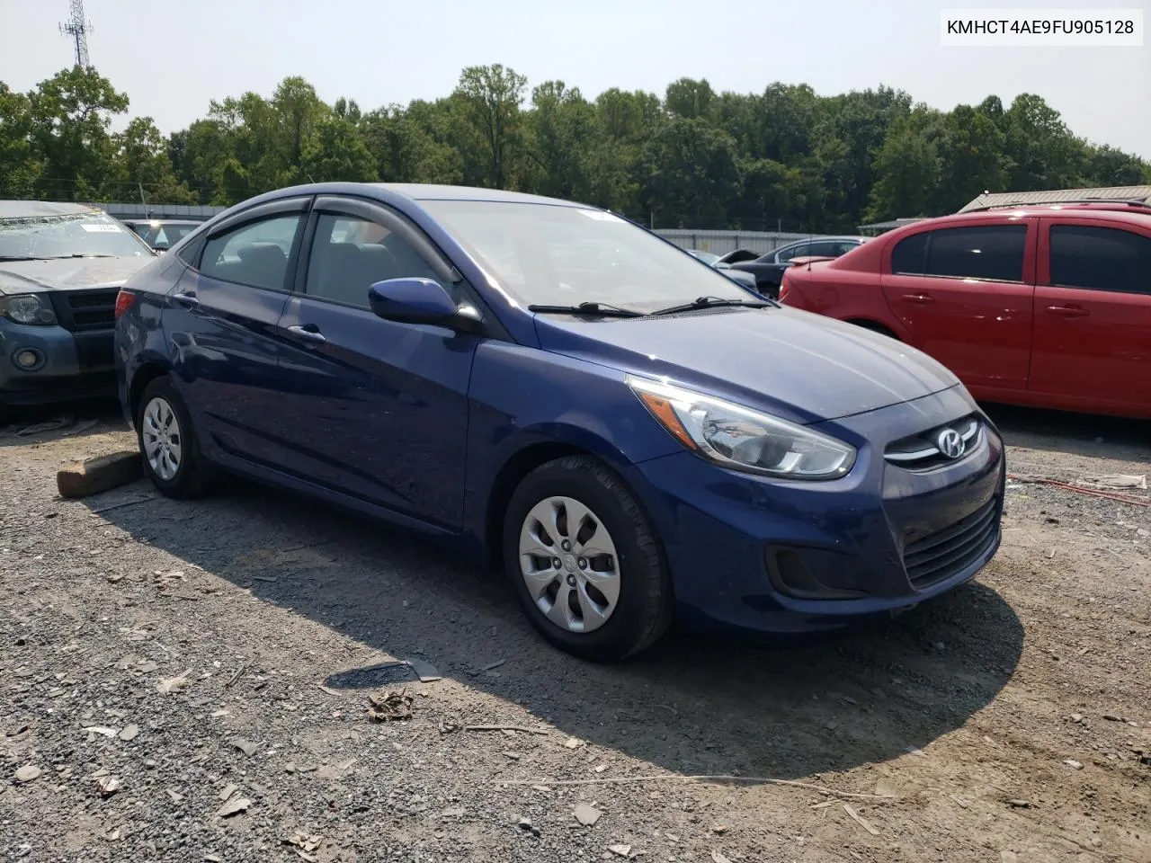 2015 Hyundai Accent Gls VIN: KMHCT4AE9FU905128 Lot: 67340184