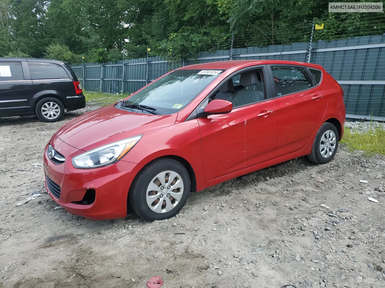 2015 Hyundai Accent Gs VIN: KMHCT5AE7FU204206 Lot: 67341614