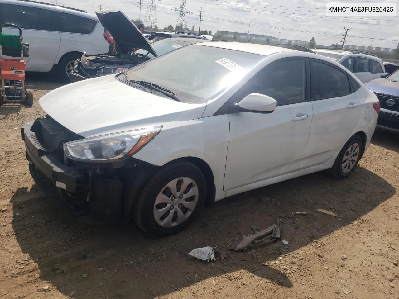 2015 Hyundai Accent Gls VIN: KMHCT4AE3FU826425 Lot: 67971754