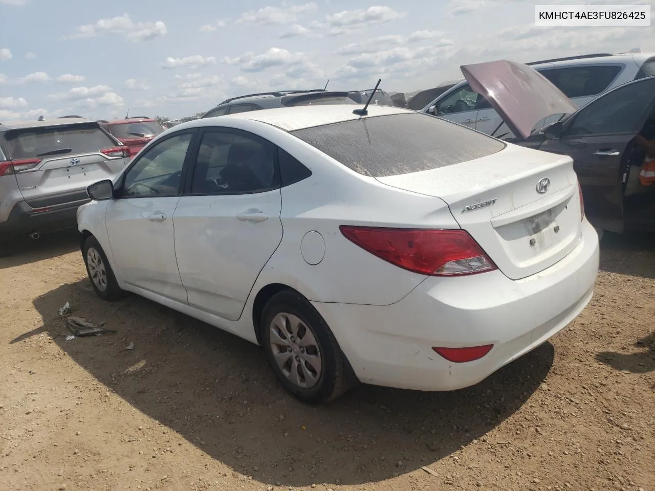 2015 Hyundai Accent Gls VIN: KMHCT4AE3FU826425 Lot: 67971754