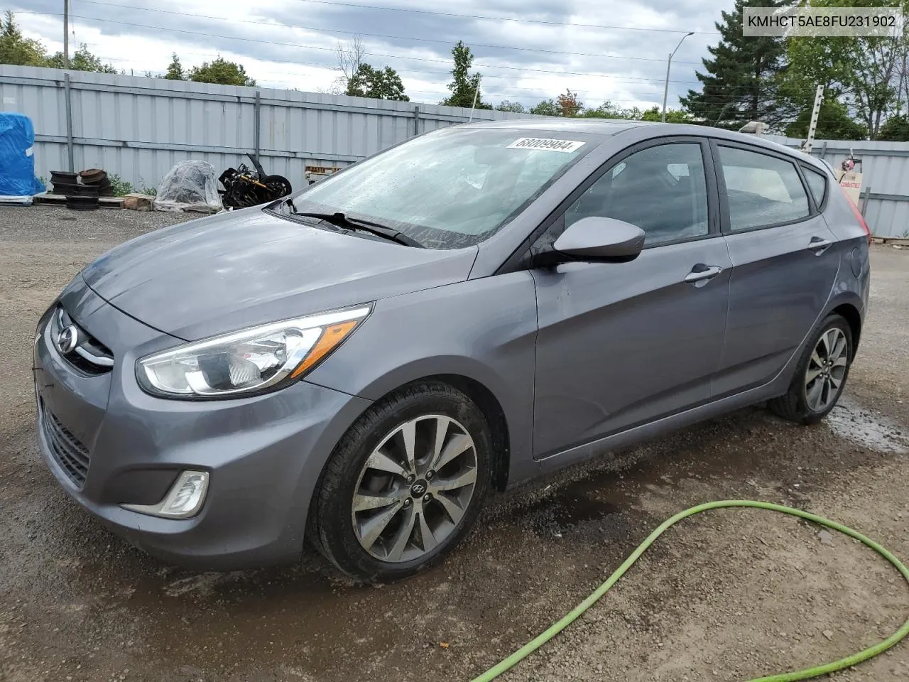 2015 Hyundai Accent Gs VIN: KMHCT5AE8FU231902 Lot: 68009984