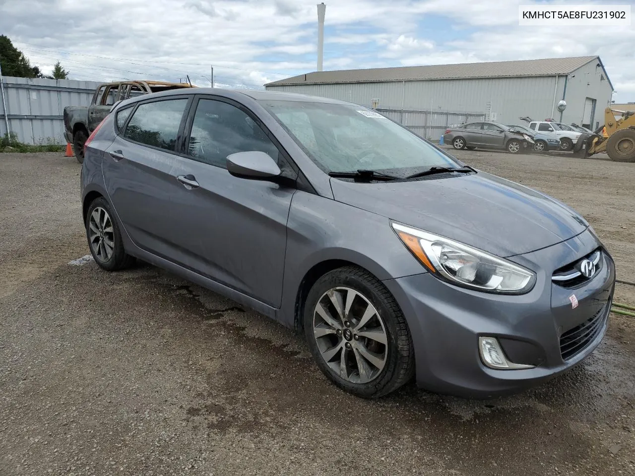 2015 Hyundai Accent Gs VIN: KMHCT5AE8FU231902 Lot: 68009984