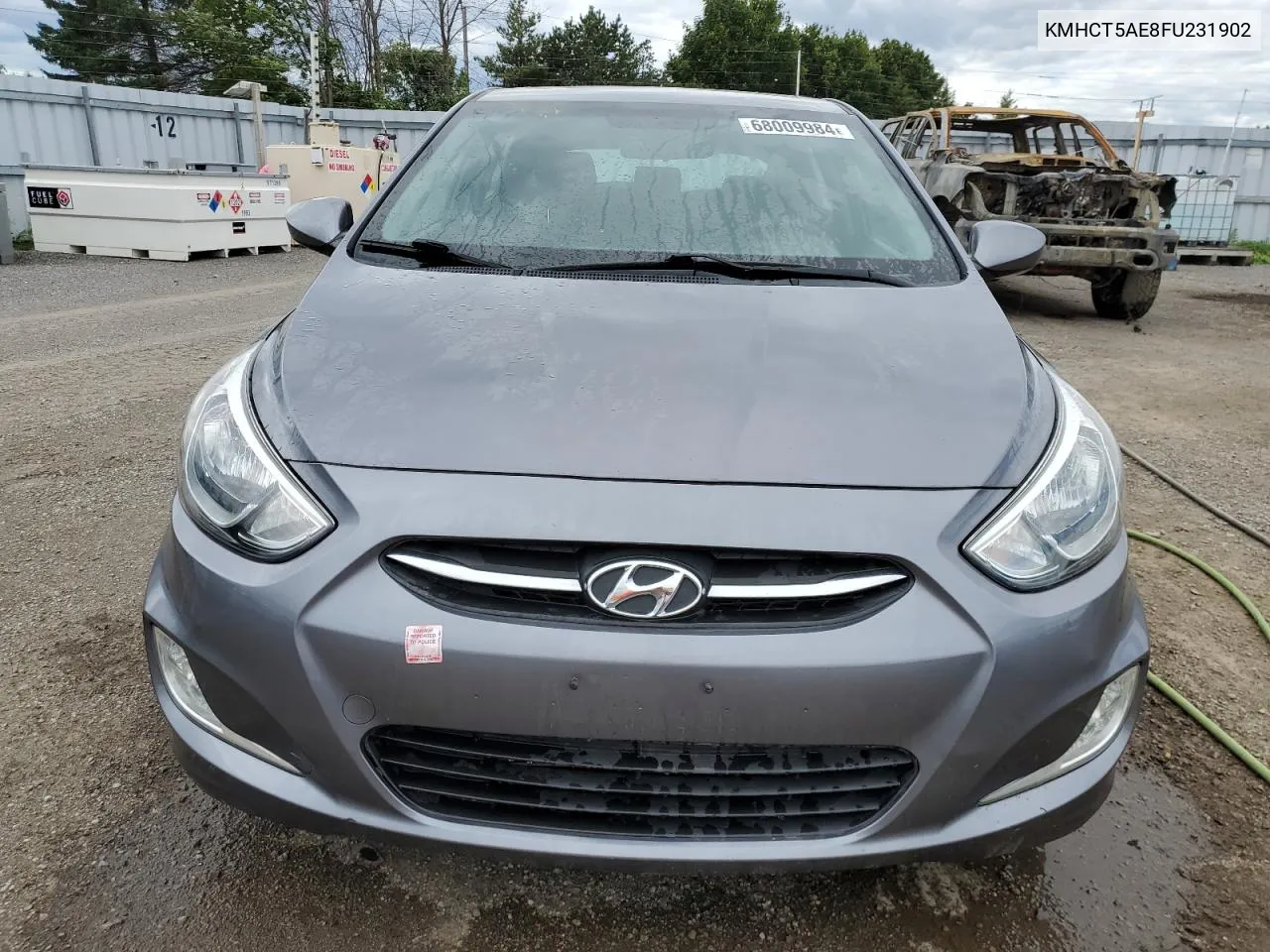 2015 Hyundai Accent Gs VIN: KMHCT5AE8FU231902 Lot: 68009984