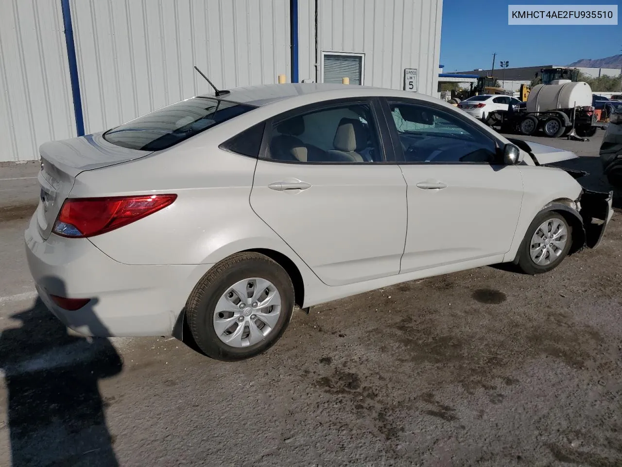 2015 Hyundai Accent Gls VIN: KMHCT4AE2FU935510 Lot: 68290414