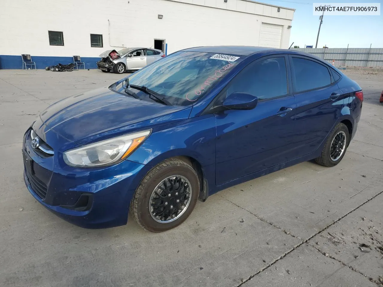 2015 Hyundai Accent Gls VIN: KMHCT4AE7FU906973 Lot: 68544924