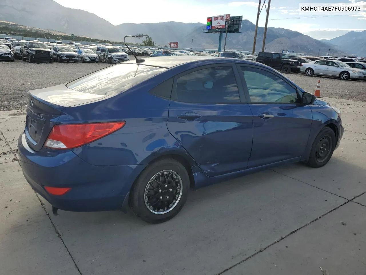 2015 Hyundai Accent Gls VIN: KMHCT4AE7FU906973 Lot: 68544924