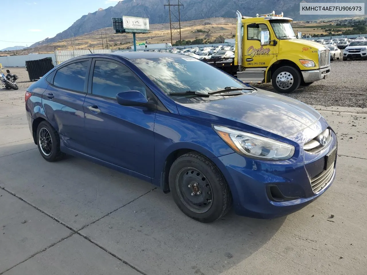 2015 Hyundai Accent Gls VIN: KMHCT4AE7FU906973 Lot: 68544924