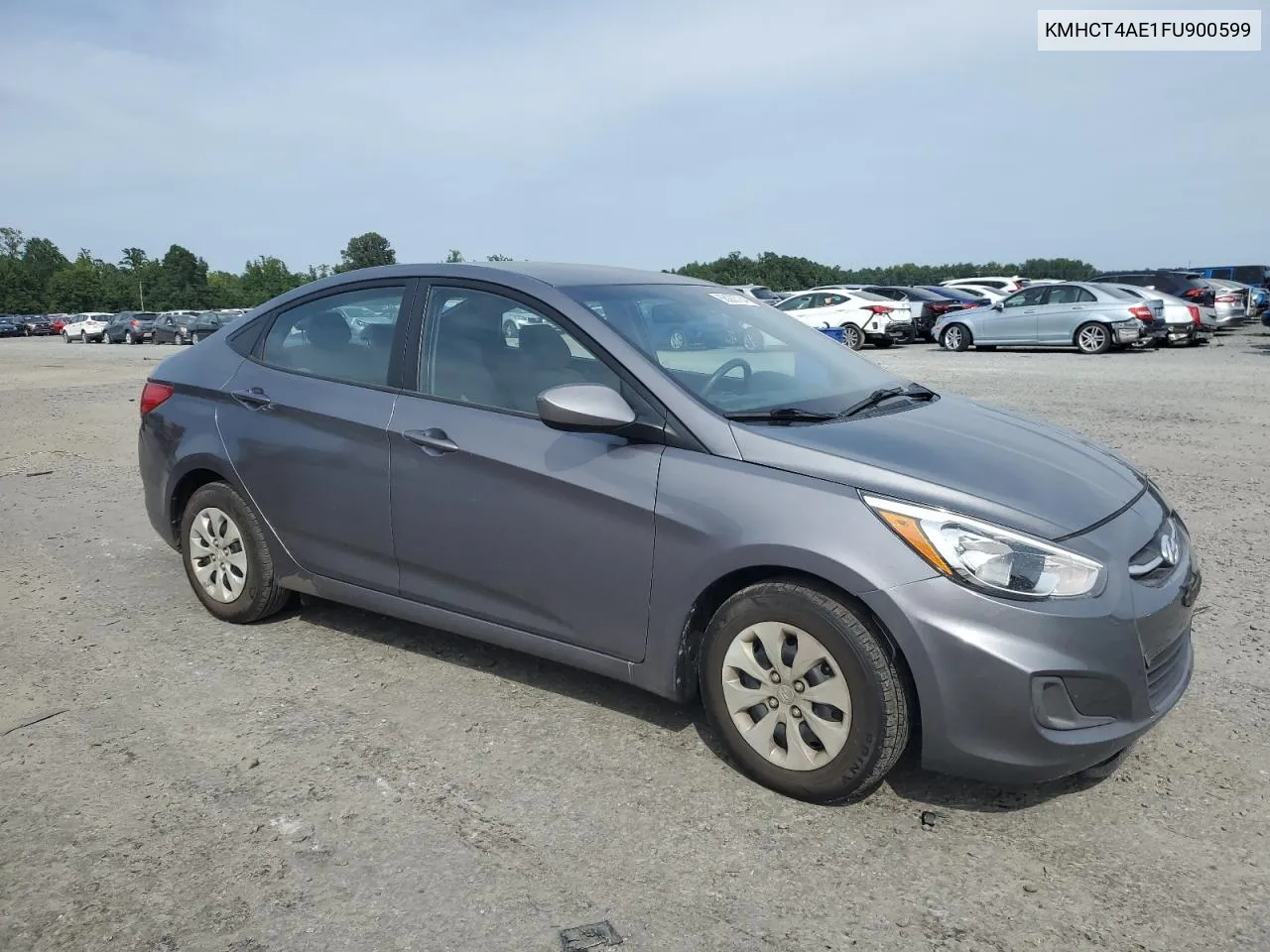 2015 Hyundai Accent Gls VIN: KMHCT4AE1FU900599 Lot: 68903764