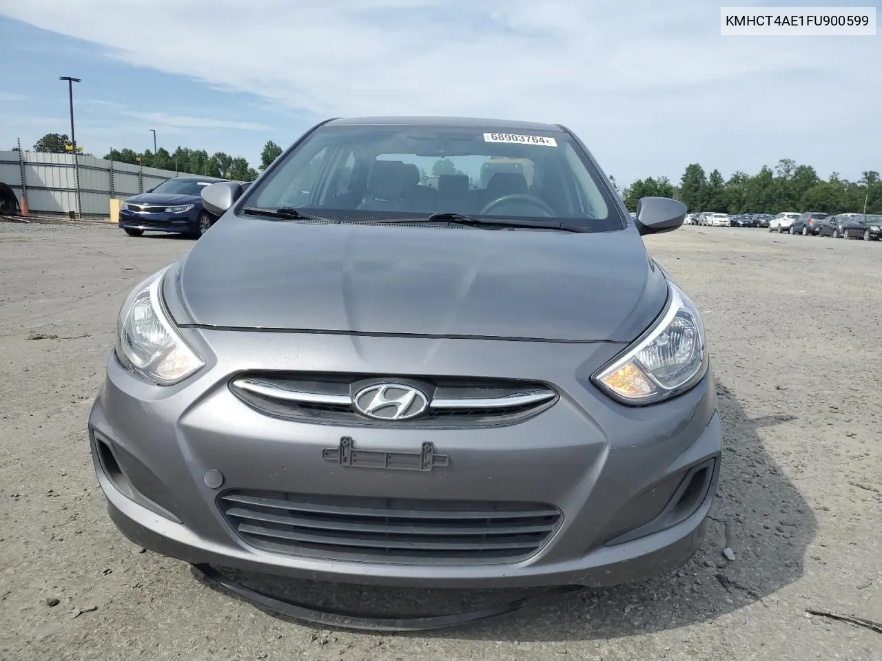 KMHCT4AE1FU900599 2015 Hyundai Accent Gls