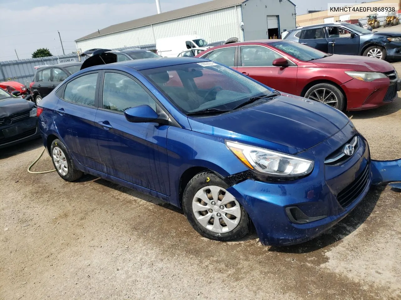 2015 Hyundai Accent Gls VIN: KMHCT4AE0FU868938 Lot: 68908354