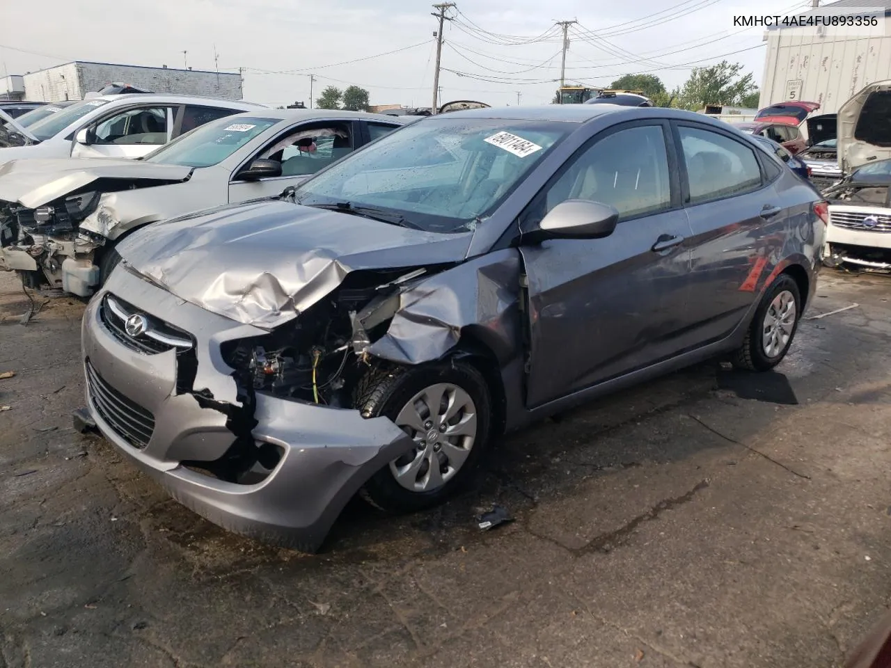 KMHCT4AE4FU893356 2015 Hyundai Accent Gls