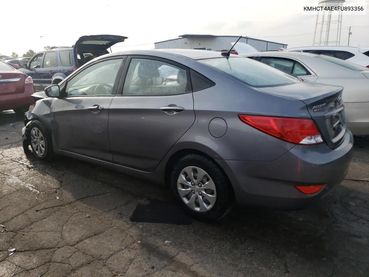 2015 Hyundai Accent Gls VIN: KMHCT4AE4FU893356 Lot: 69011464