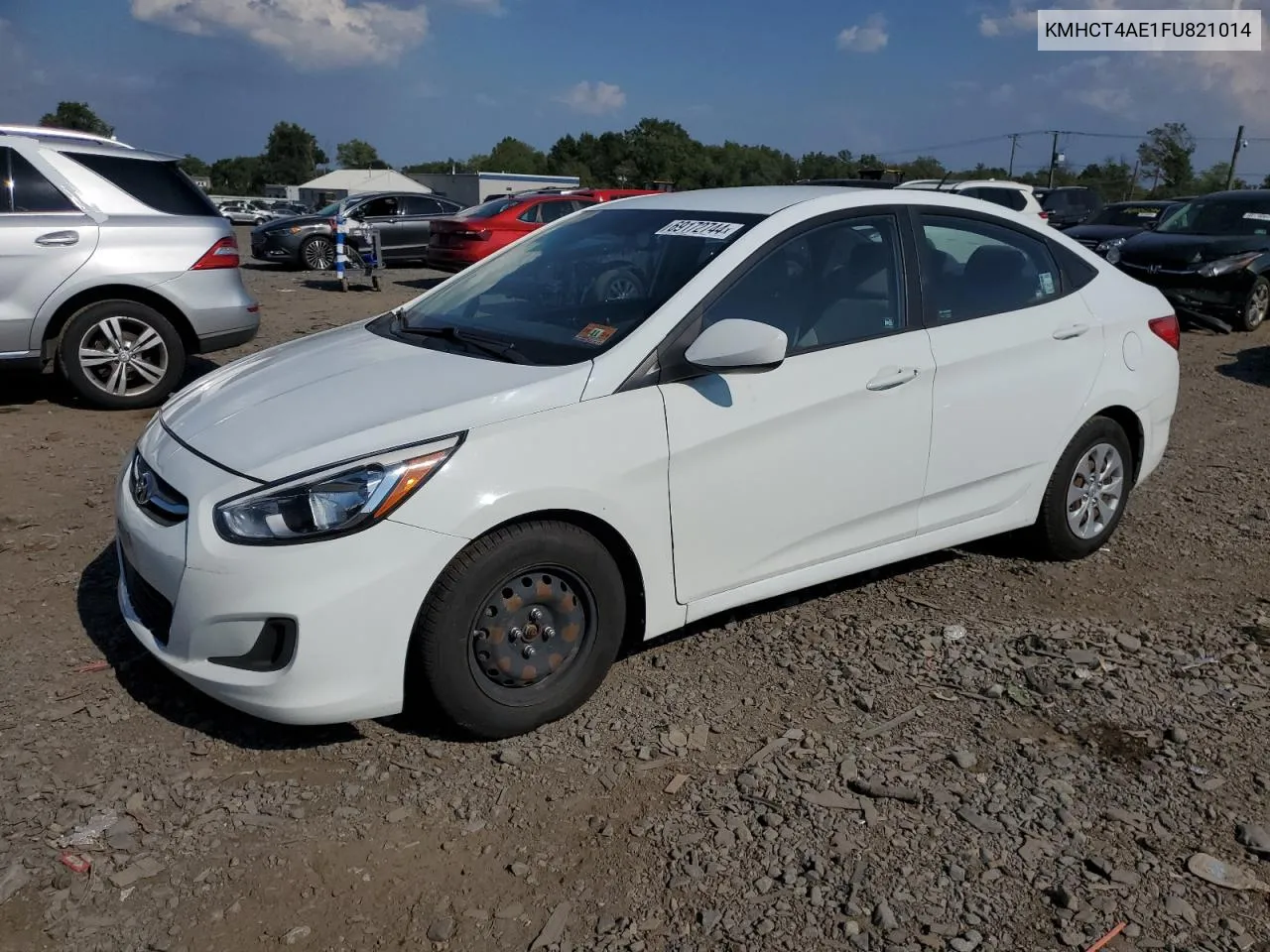 2015 Hyundai Accent Gls VIN: KMHCT4AE1FU821014 Lot: 69172744