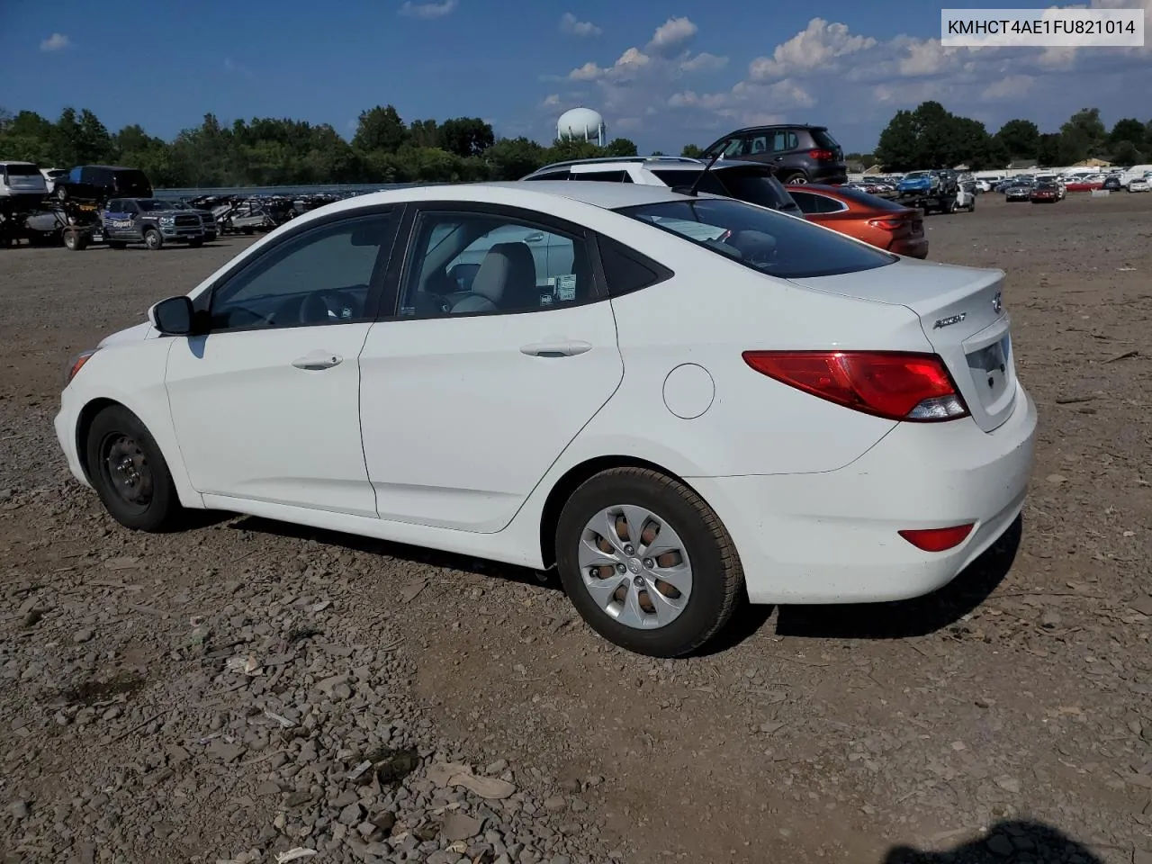 2015 Hyundai Accent Gls VIN: KMHCT4AE1FU821014 Lot: 69172744