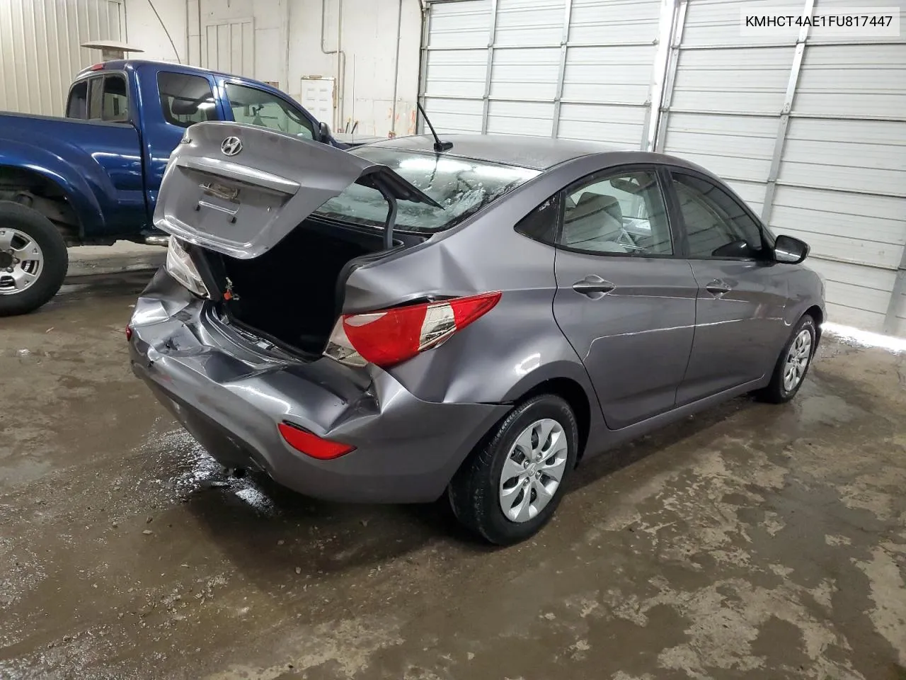 2015 Hyundai Accent Gls VIN: KMHCT4AE1FU817447 Lot: 69394934