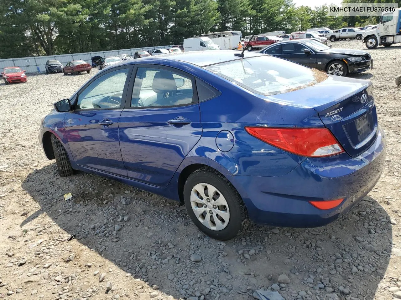 2015 Hyundai Accent Gls VIN: KMHCT4AE1FU876546 Lot: 69674064